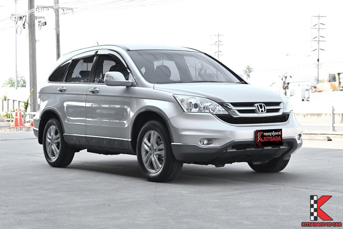 Honda CR-V 2.4 EL 2011 สีเงิน มุมหน้า-ซ้าย