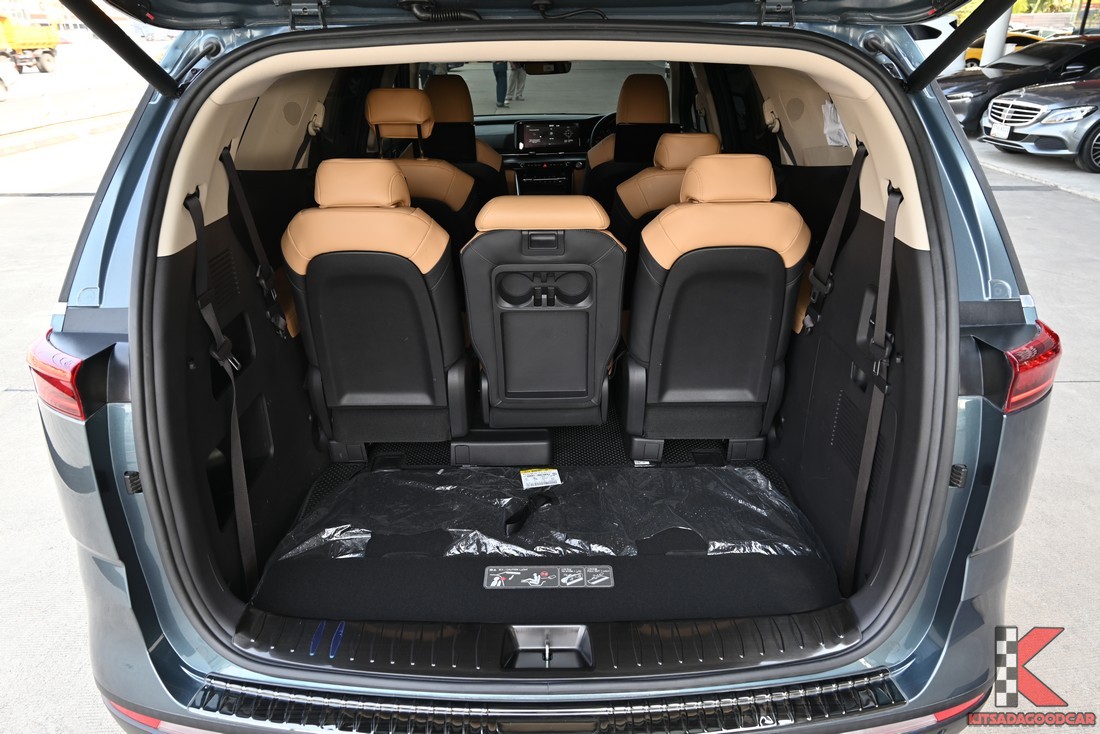 พื้นที่สัมภาระท้าย พับเบาะราบ