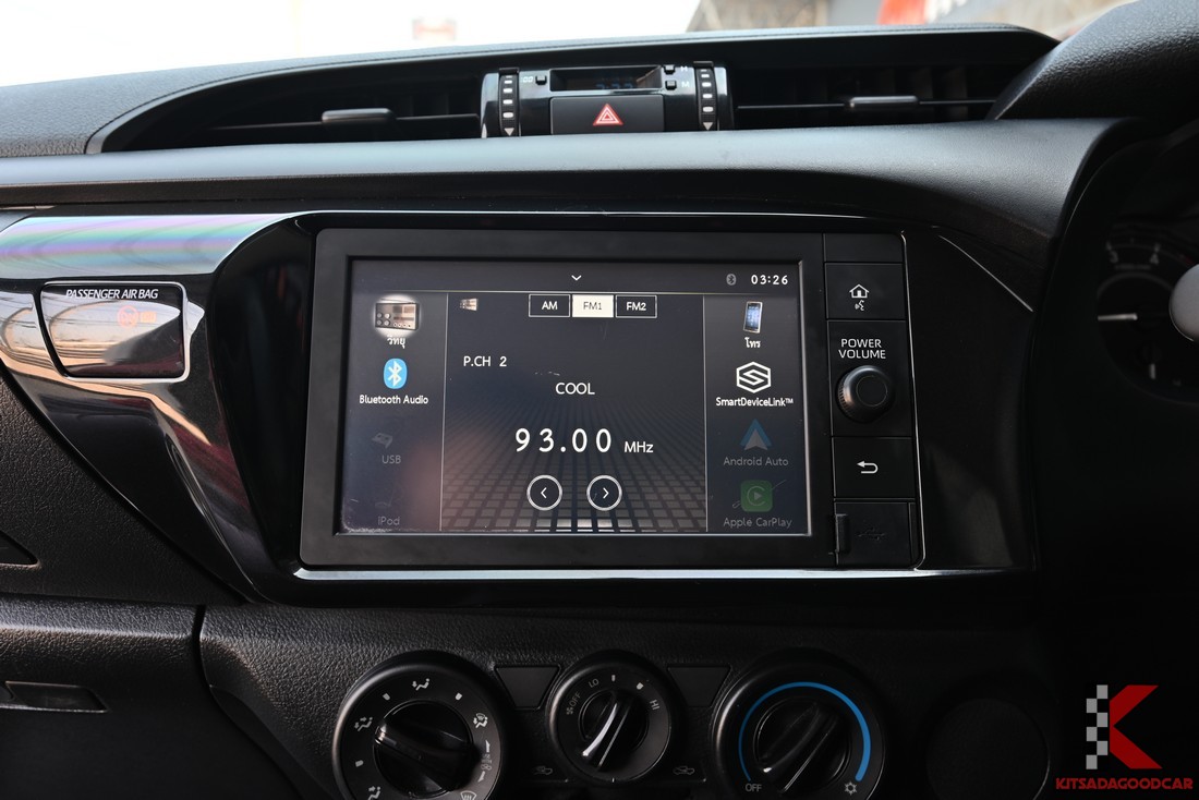 จอวิทยุ รองรับ Android Auto/Apple CarPlay (ตามภาพ)