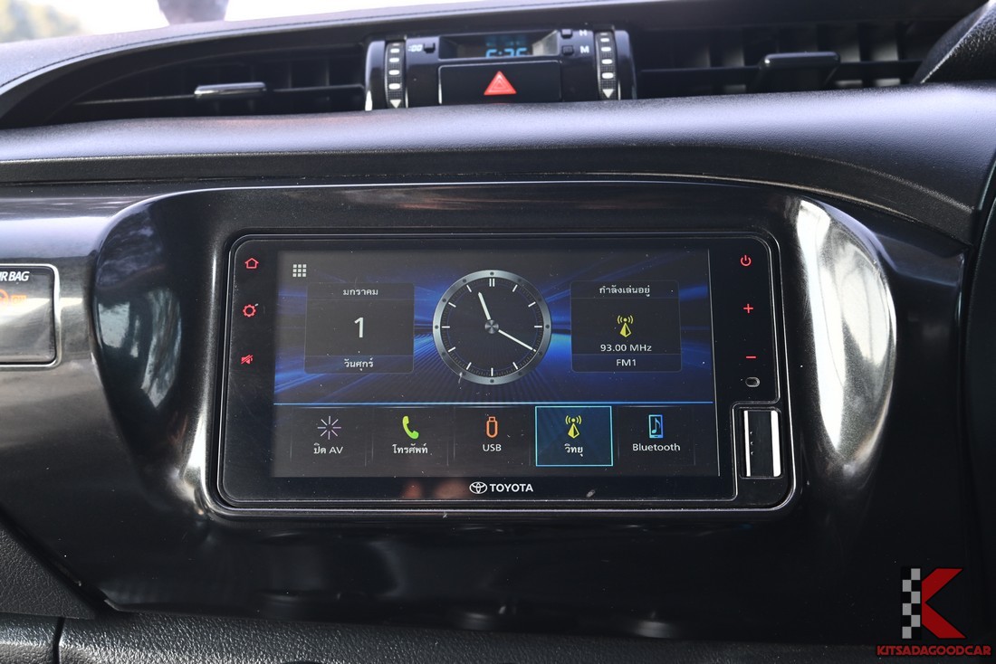 จอเครื่องเสียงและเมนู Bluetooth