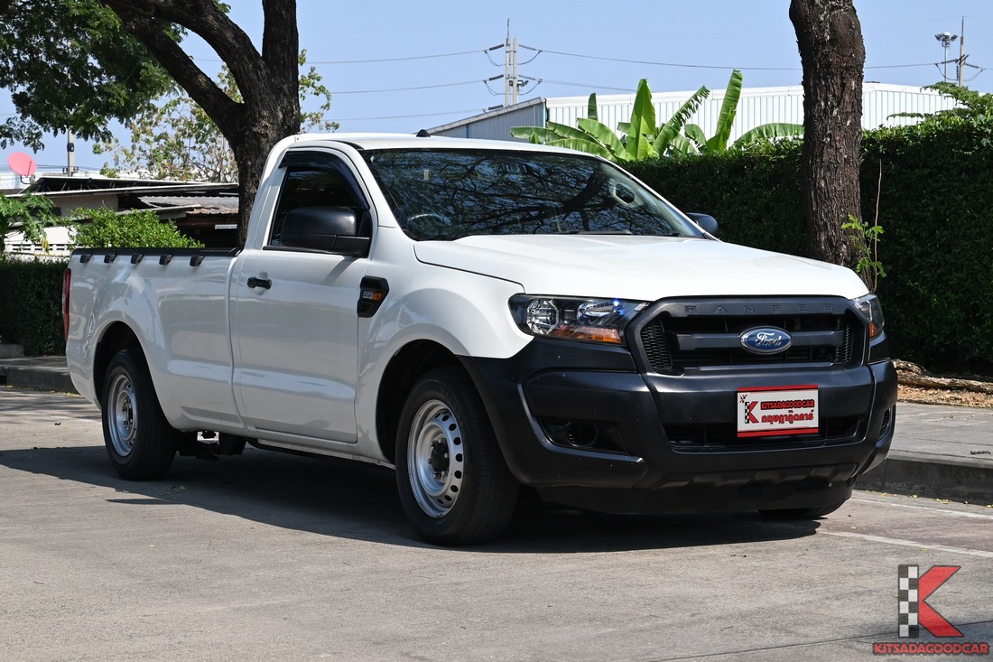 Ford Ranger 2.2 Single Cab ปี 2019 สีขาว มุมเฉียงหน้า