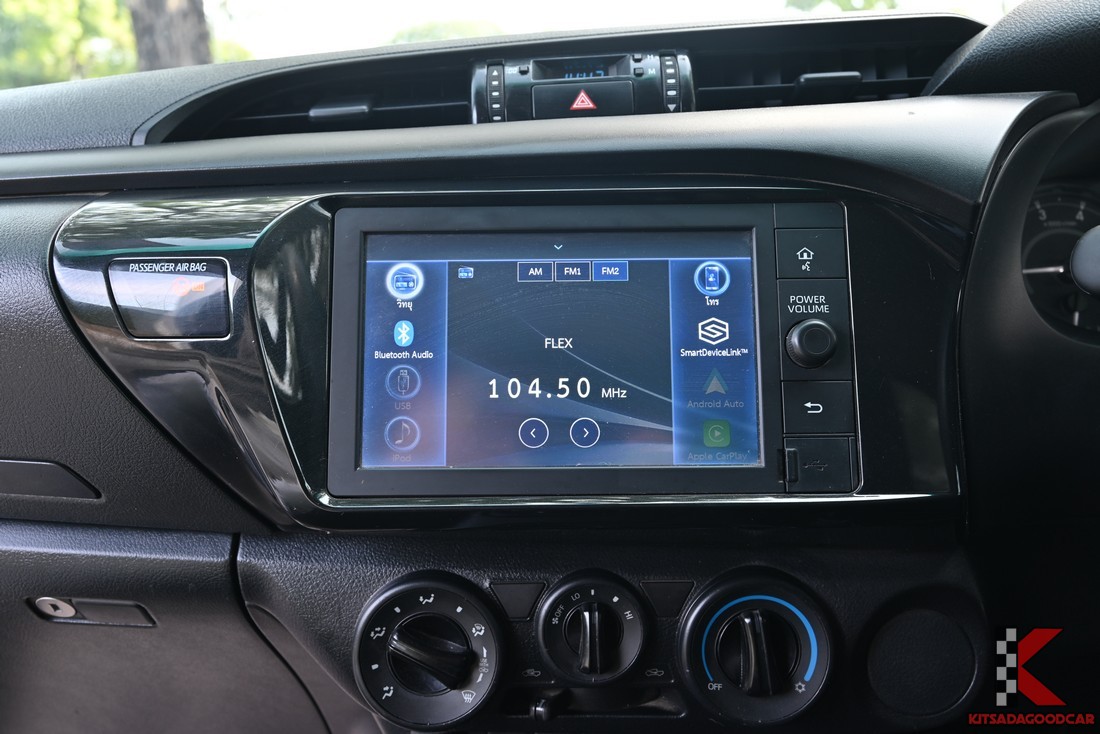 จอวิทยุ รองรับ Apple CarPlay / Android Auto (ตามภาพ)