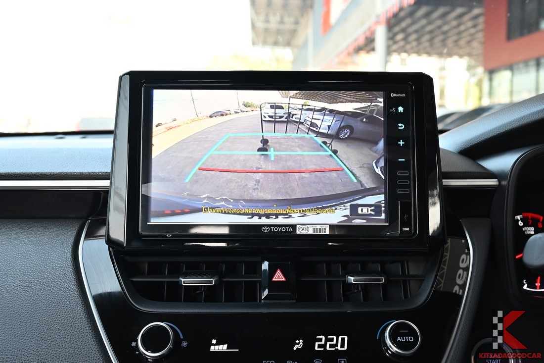 ภาพกล้องถอยหลังบนจอกลาง