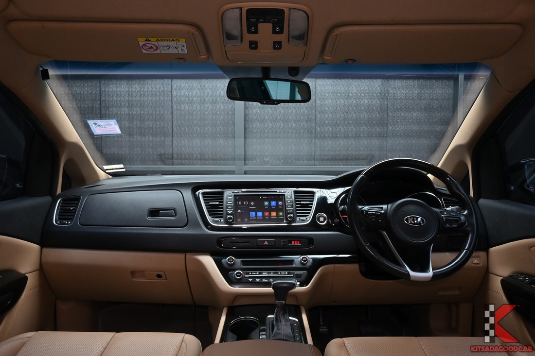 Kia Grand Carnival 2.2 EX ปี 2018 สีดำ ภาพคันจริงลำดับ 14