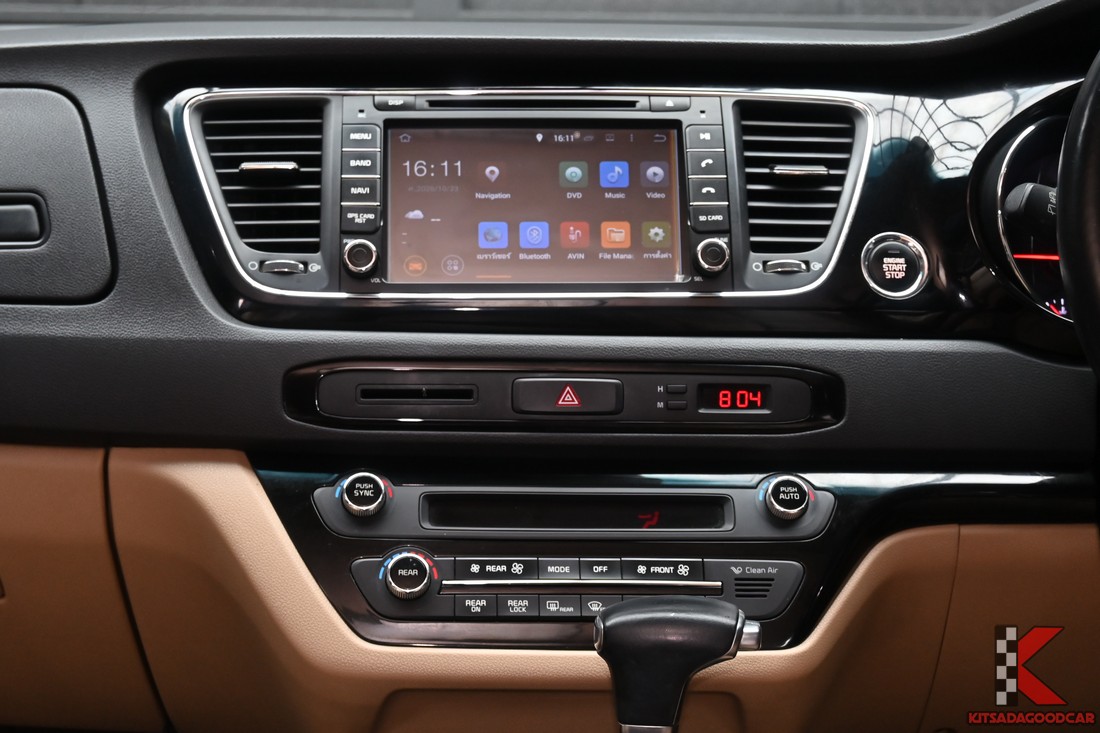 Kia Grand Carnival 2.2 EX ปี 2018 สีดำ ภาพคันจริงลำดับ 15