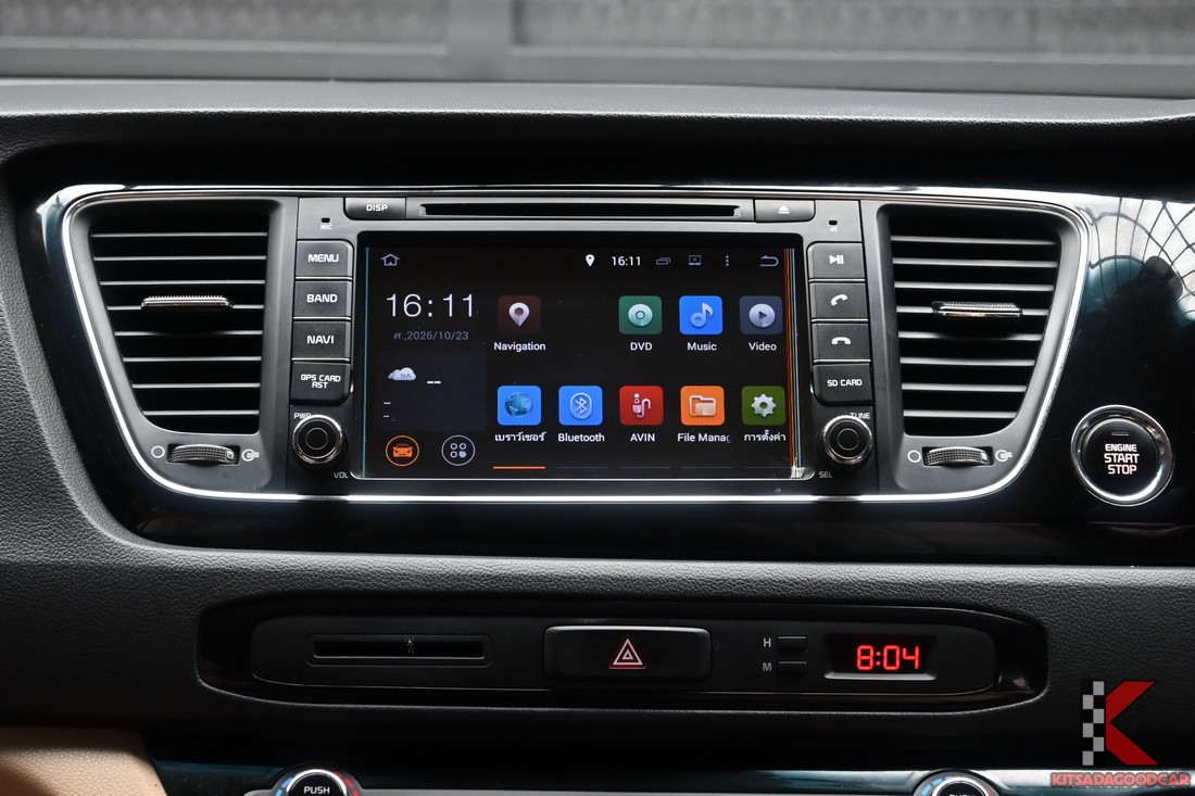 Kia Grand Carnival 2.2 EX ปี 2018 สีดำ ภาพคันจริงลำดับ 16