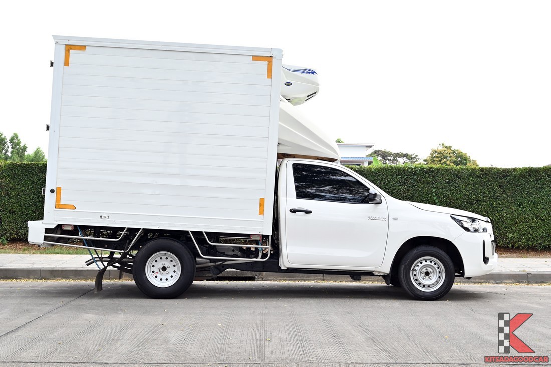 สัดส่วนด้านข้าง กระบะตู้เย็น Revo Single Cab