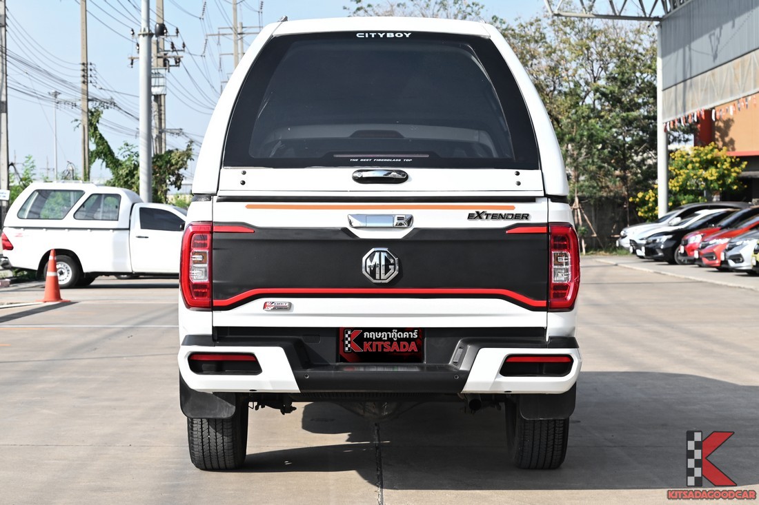 ด้านท้ายตรง ฝากระบะ MG Extender