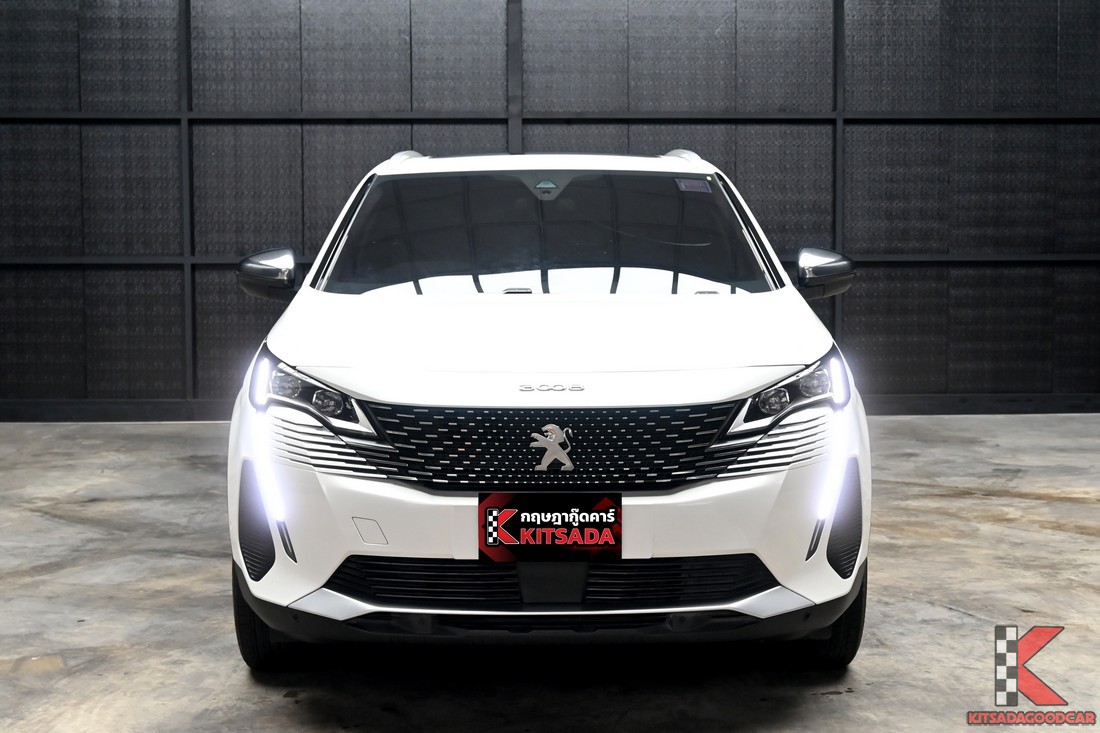 Peugeot 3008 1.6 Allure 2022 มือสอง สีขาว มุมด้านหน้า